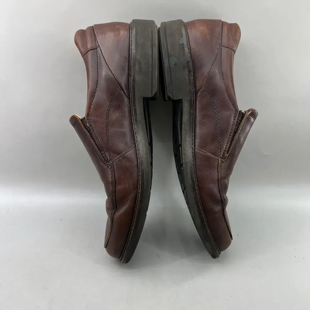 ECCO Holton Casual Slip On Loafers Men Size 10 US, 44 EU Brown Comfort Low Shoes